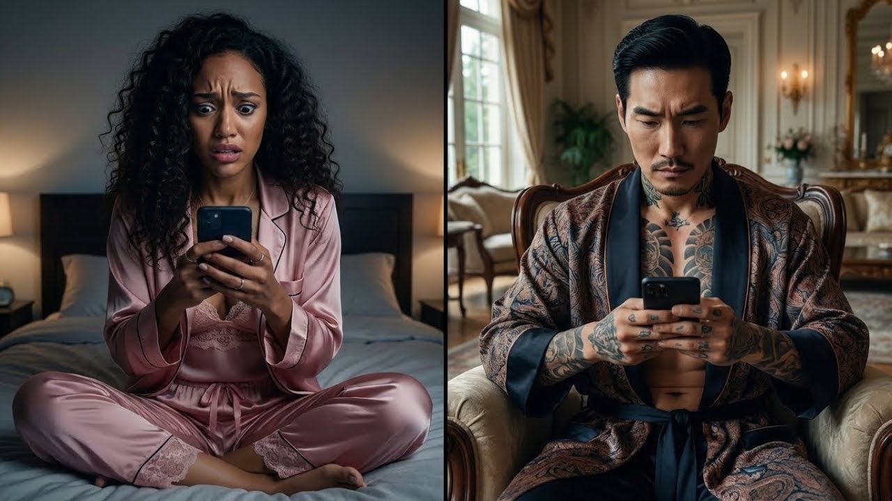BLACK LADY Sends A Naughty Text To KOREAN Mafia Boss By Mistake - By Morning, He Knocks At Her Door!