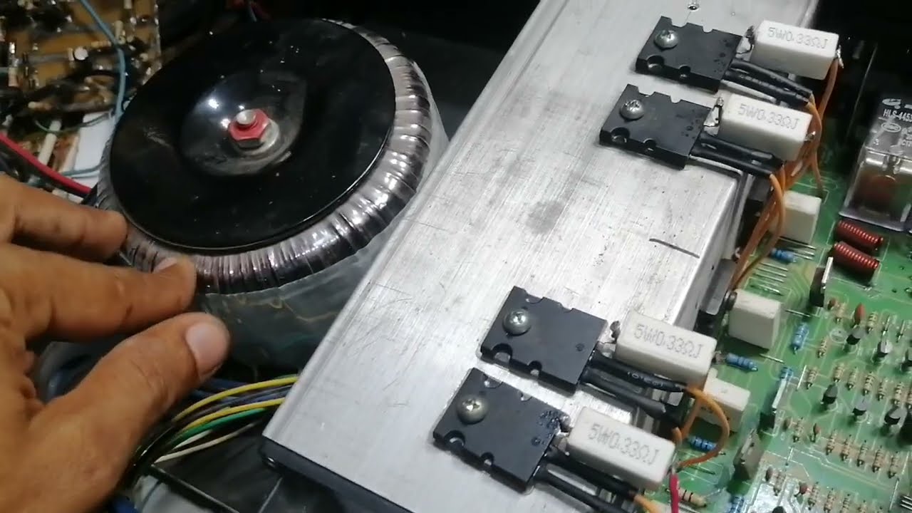 Reparación de un amplificador American sound. le agregué más transistores 👉 Deicor Audio