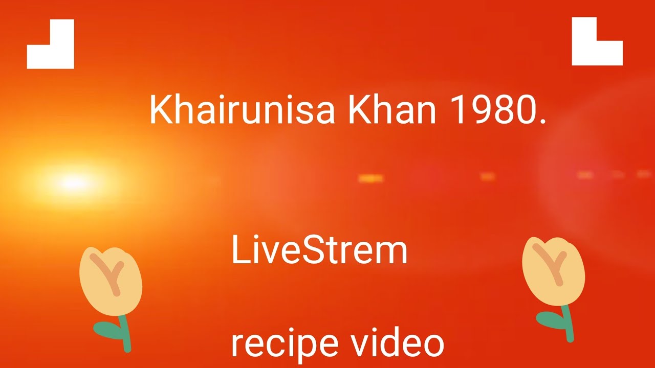 khairunnisakhan1980 is live!#khairunnisa recipe live stream