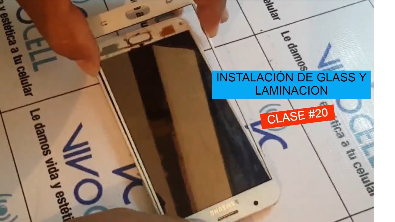 clase #20 Instalación y laminado de glass#curso básico de #cambio de #glass