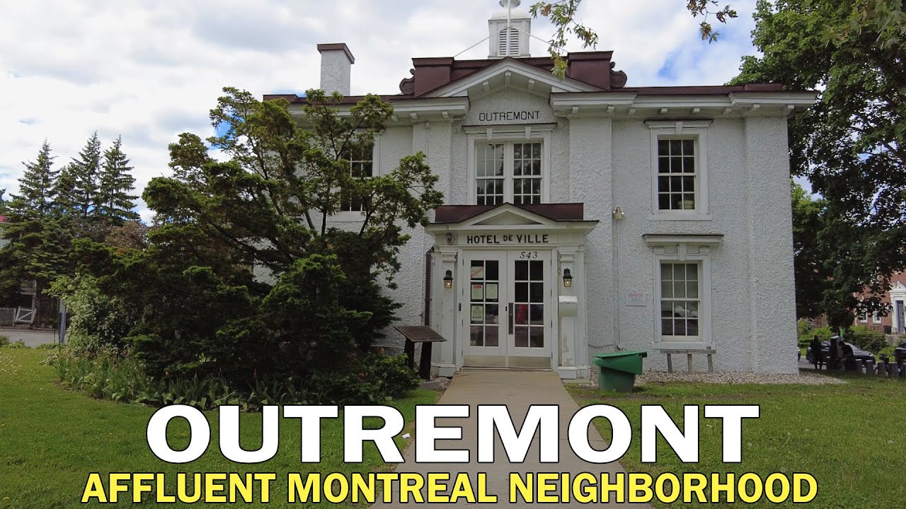 Walking in Affluent Montreal Neighborhood Outremont - May 2022