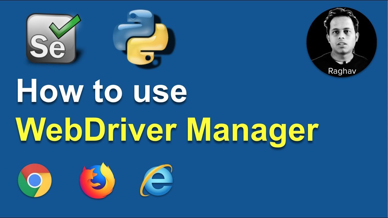 Selenium Python: как использовать WebDriver Manager