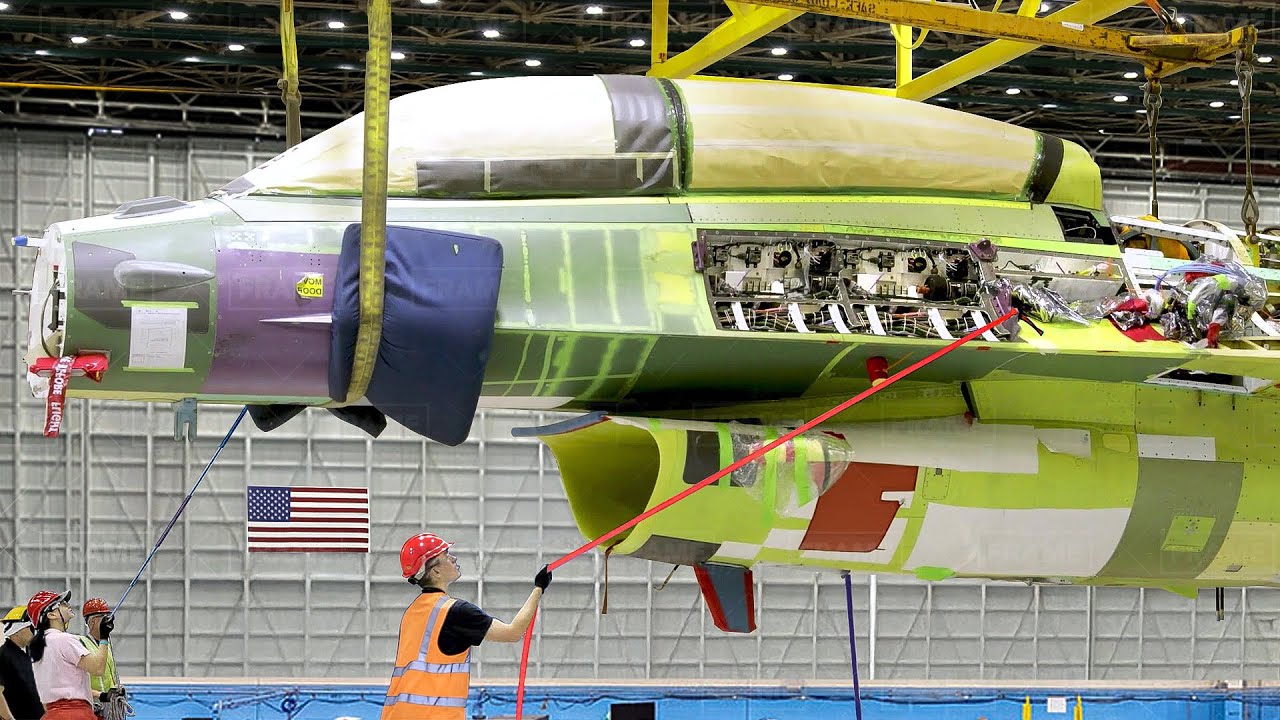 Inside Billion $ Factory Producing US Best Seller Fighter Jet