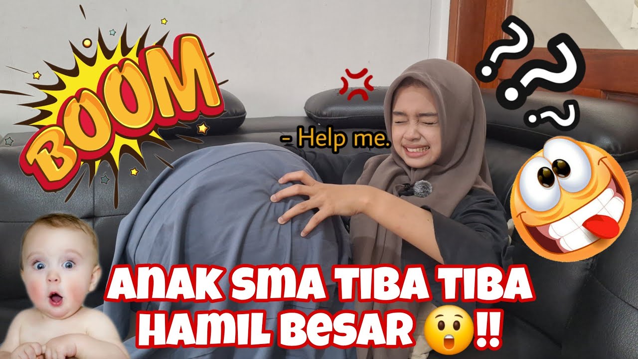 DRAMA LUCU  TIBA TIBA JADI IBU HAMIL DAN MELAHIRKAN