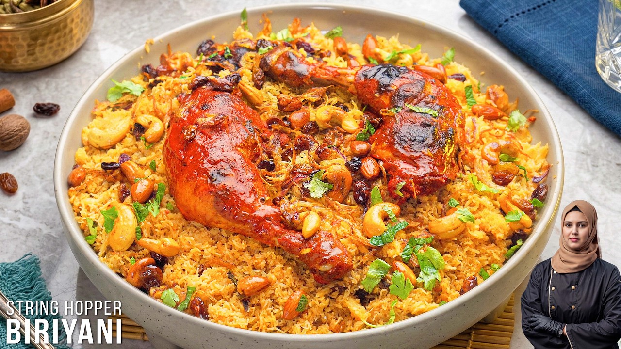 The Best String Hopper Biriyani Recipe | NEXT LEVEL Idiyappam Biryani