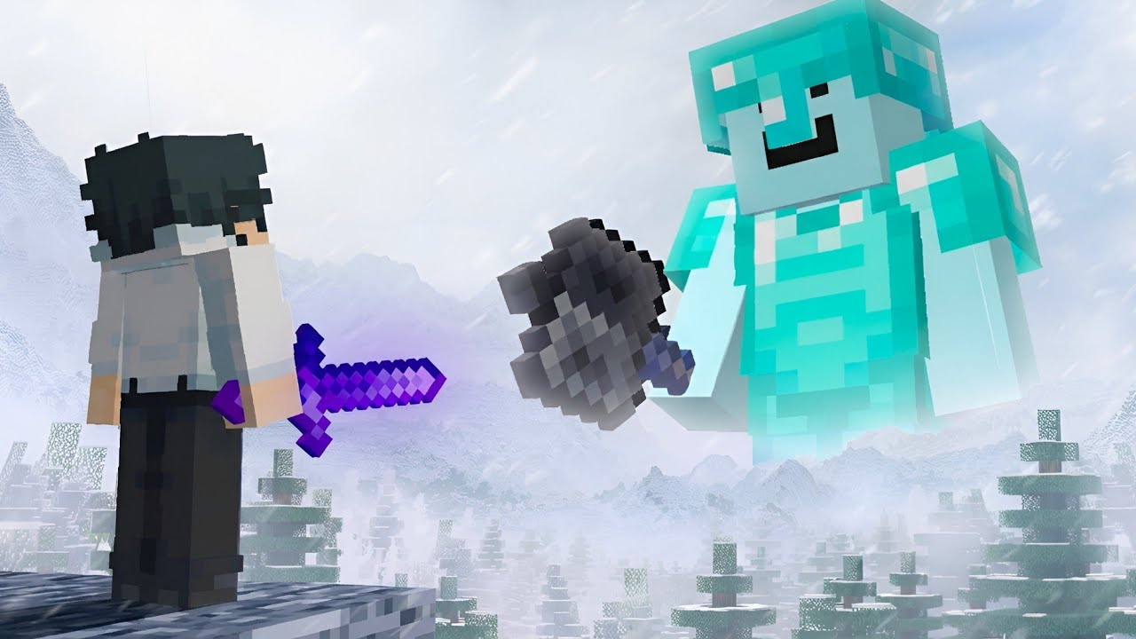 قضيت 100 يوم ماين كرفت هاردكور ضد اخطر شخص !!