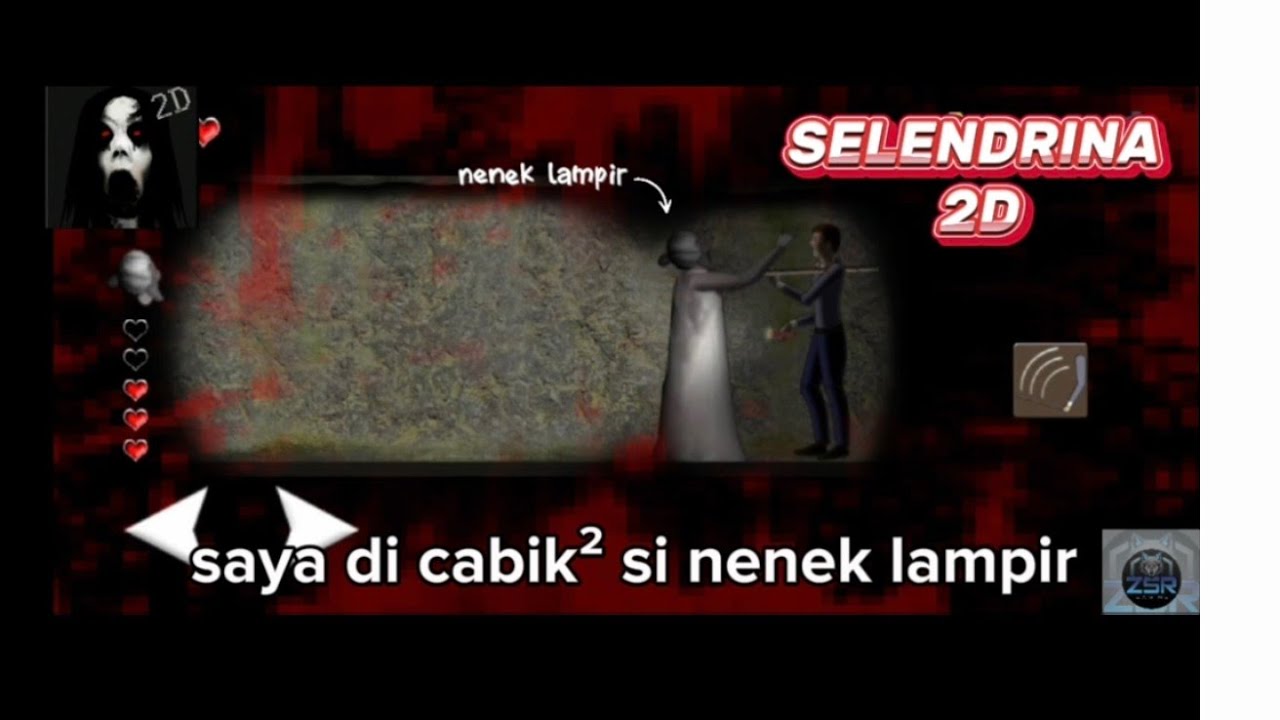 SELENDRINA 2D ga menyeramkan hahahahahahaaᕙ⁠[⁠･⁠۝･⁠]⁠ᕗ#horor #selendrina #granny