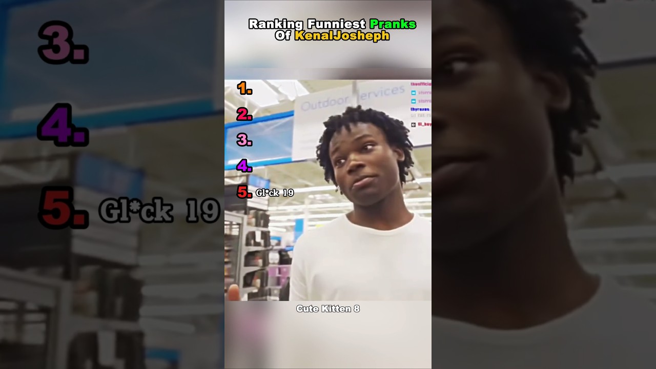 Ranking funniest prunks of kenal josheph 🤣 #ranking #funny #tiktok