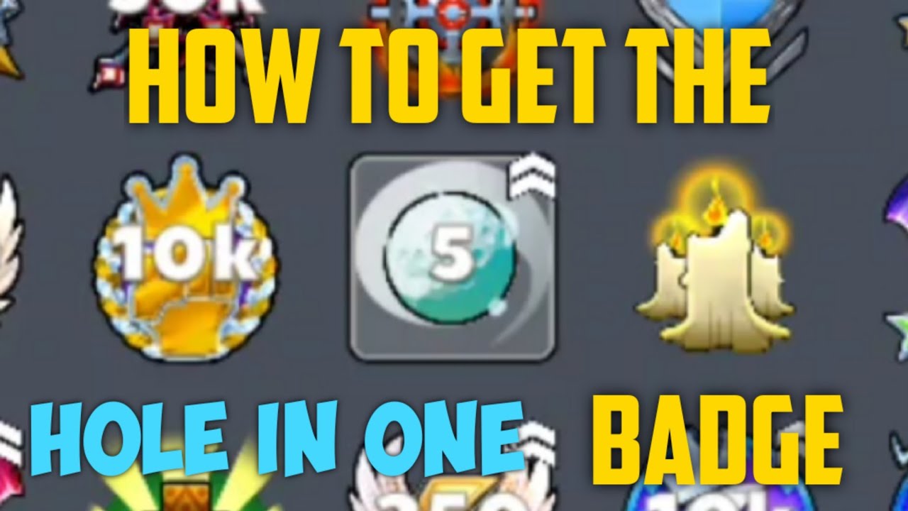 How To Get The Hole In One Badge | Crash Of Cars