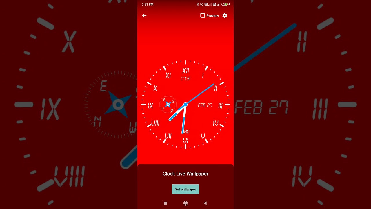 Clock Live Wallpaper