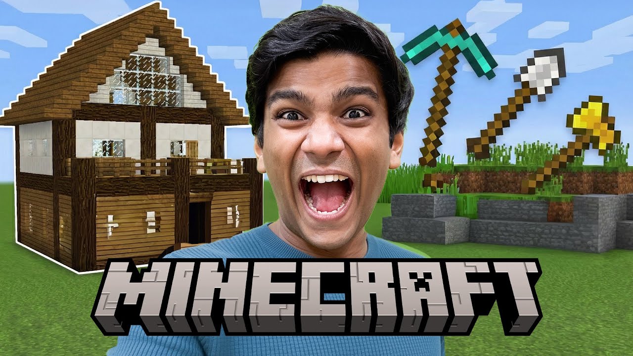 My first house on MINECRAFT! | ManyaManiaa 