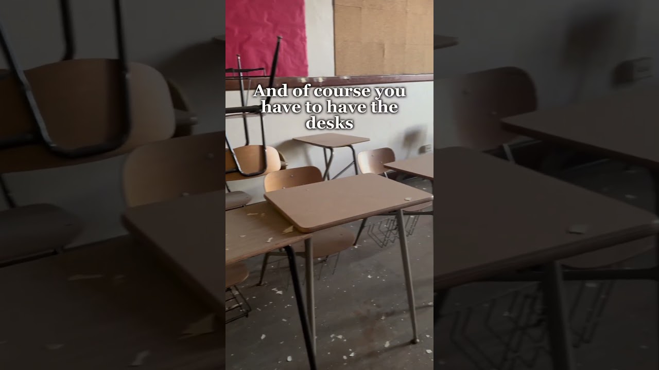 We were shocked by what was left in this abandoned school&hellip;