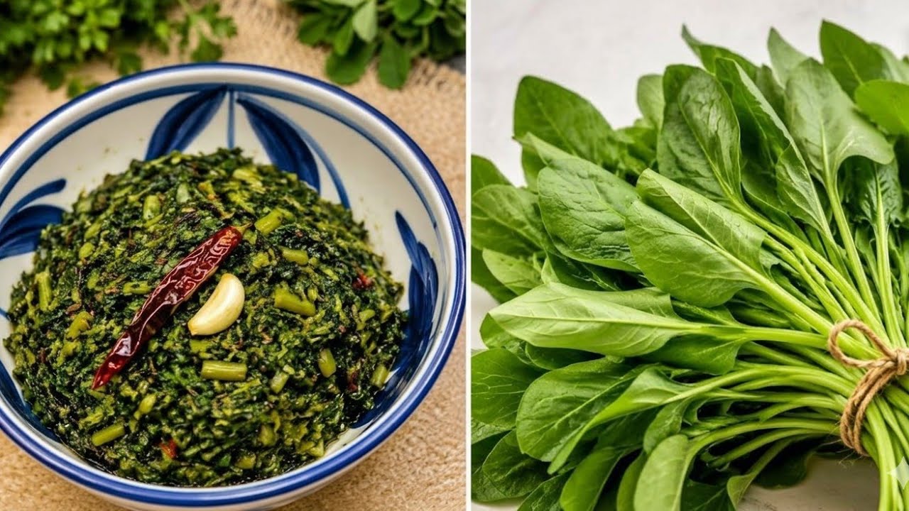 कलमी साग रेसिपी | Kalmi ka Saag/Water Spinach Recipe | नारी सागभाजी | Bengali Spinach | karemua Saag