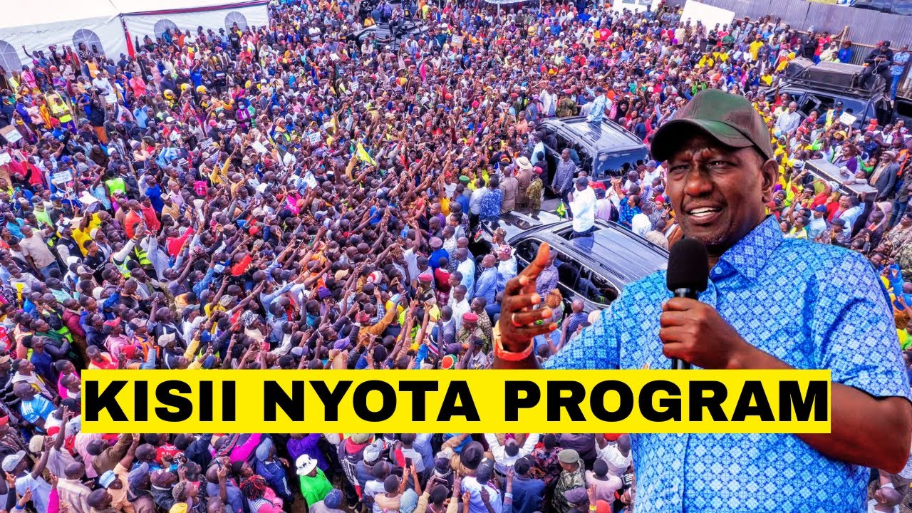 Live🛑President Ruto Nyota Capital Disbursement , Kisii County