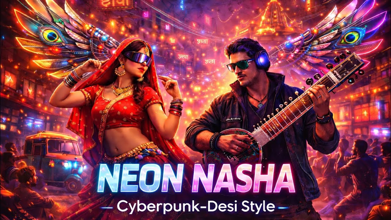Neon Nasha - Desi Cyberpunk |Official Audio Art Release