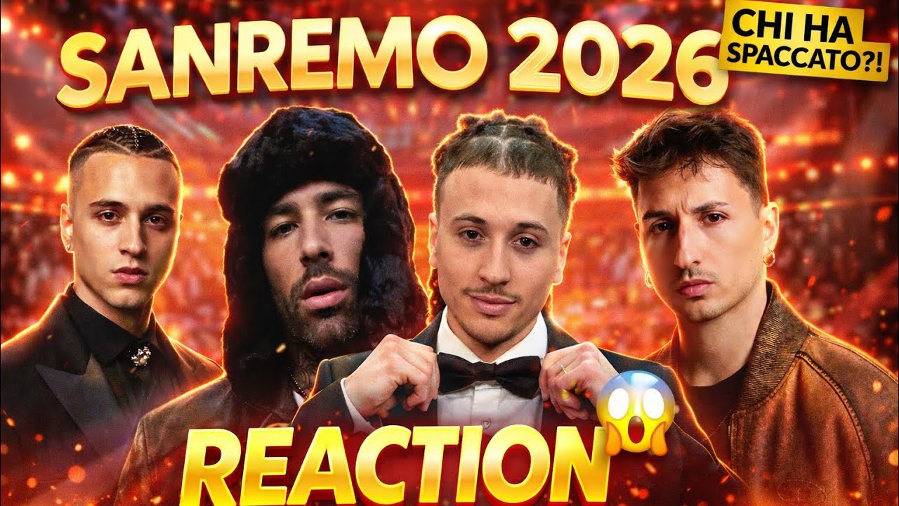 SANREMO 2026: SAMURAI JAY, LUCHE, SAYF, NAYT #1 | reaction lolloofficialtube