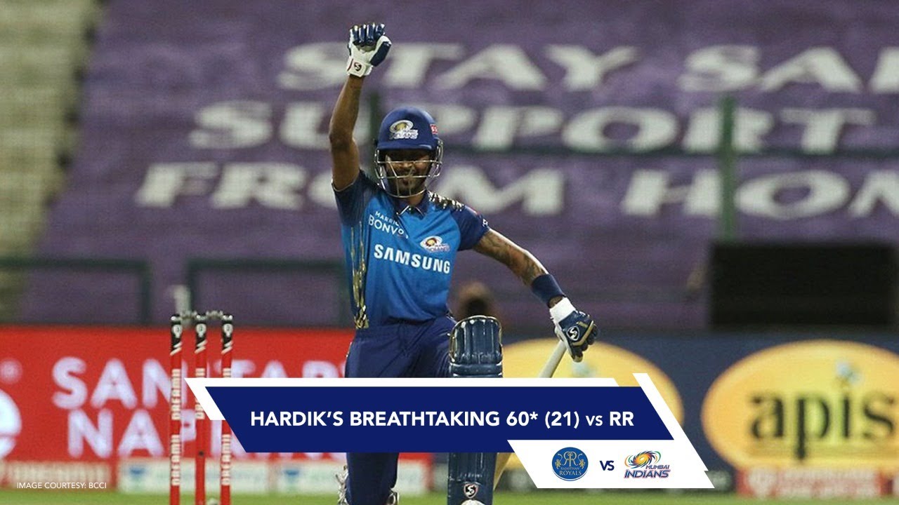 Hardik Pandya's Breathtaking 60* Against Rajasthan Royals