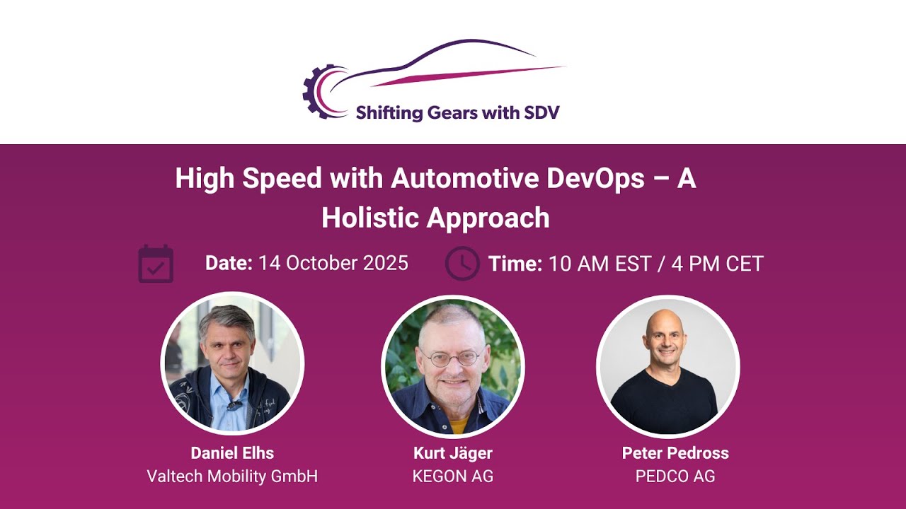 Shifting Gears with SDV - High Speed with Automotive DevOps: A Holistic Approach
