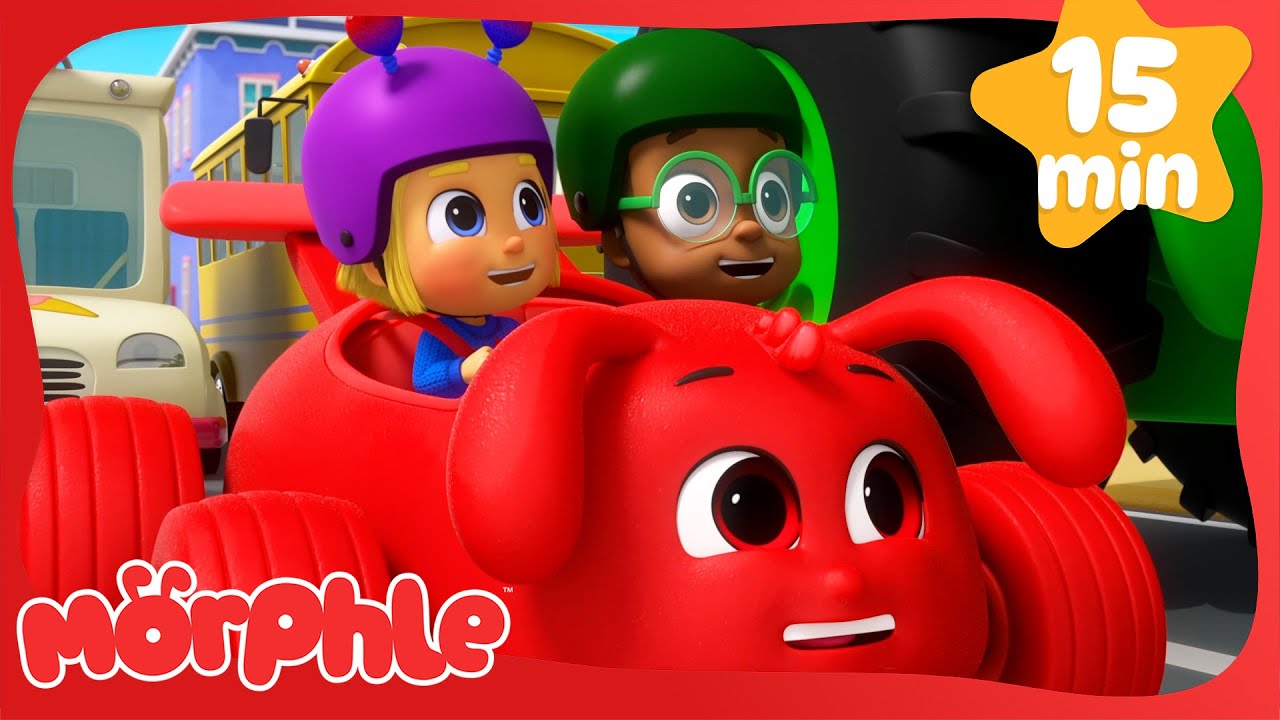 🏎️Morphle's Wacky Rally Race!🏁 | Morphle | Moonbug Kids - Sports and Games For Kids