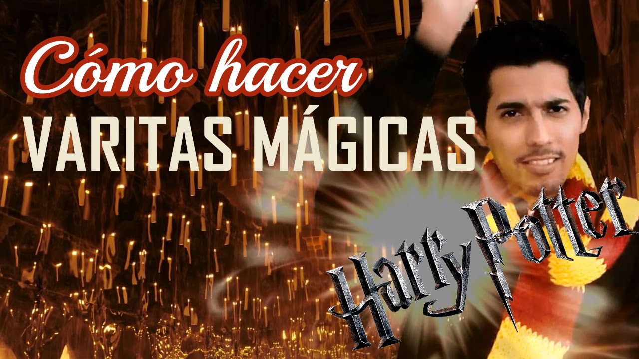 Cómo hacer varita de Harry Potter y Varita de Sauco DIY