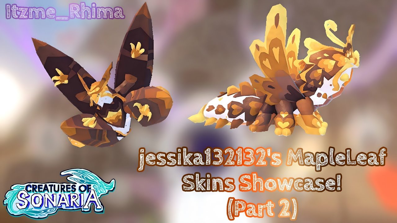 🍁jessika132132's MapleLeaf Skins Showcase! (Pt. 2) || 🍃Creatures of Sonaria