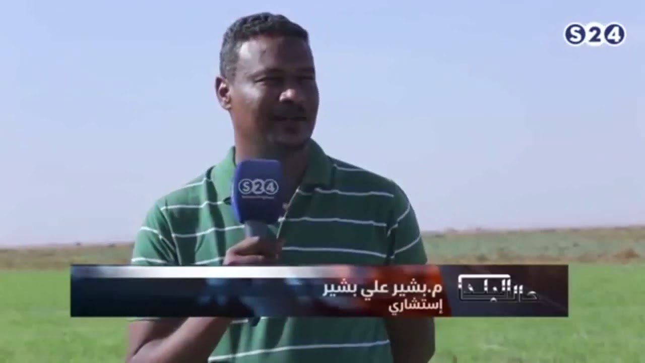 الري المحوري في السودان وزراعة علف الرودس