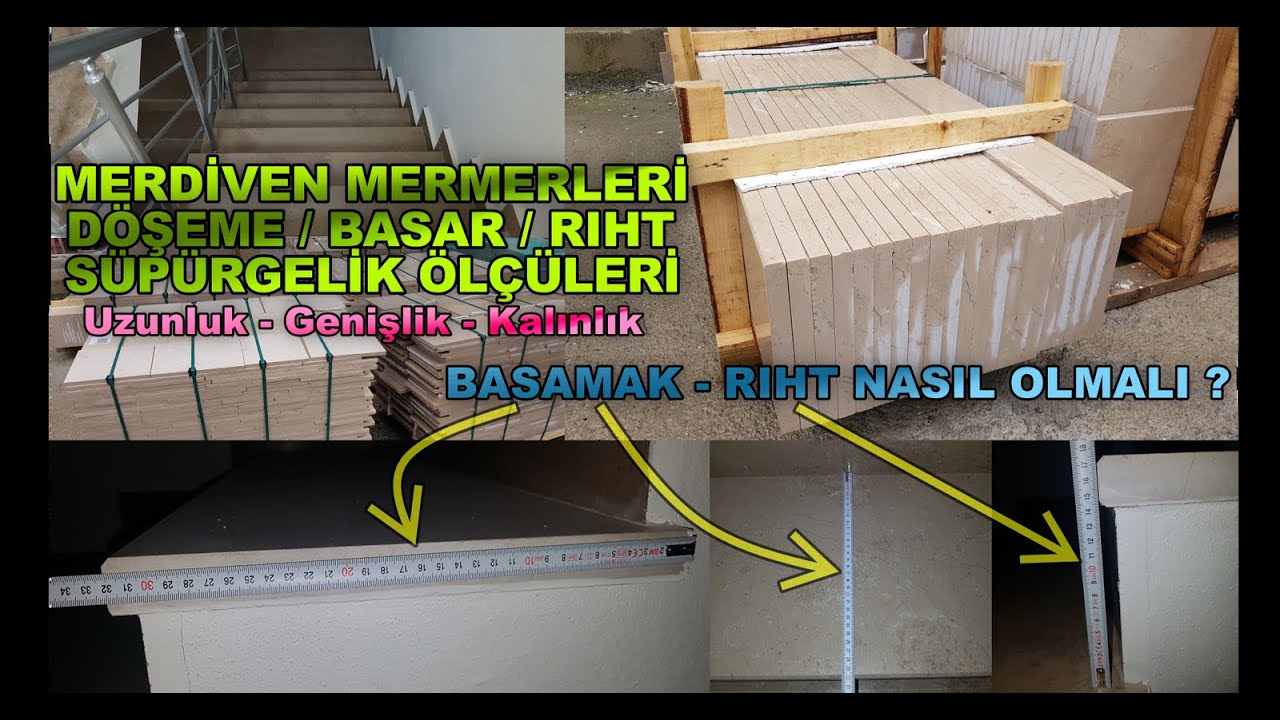 #MERMER #MERDİVEN #ÖLÇÜLERİ NEDİR ? #BASAMAK - #RIHT NASIL #OLMALIDIR ? #basamak #döşeme #süpürgelik