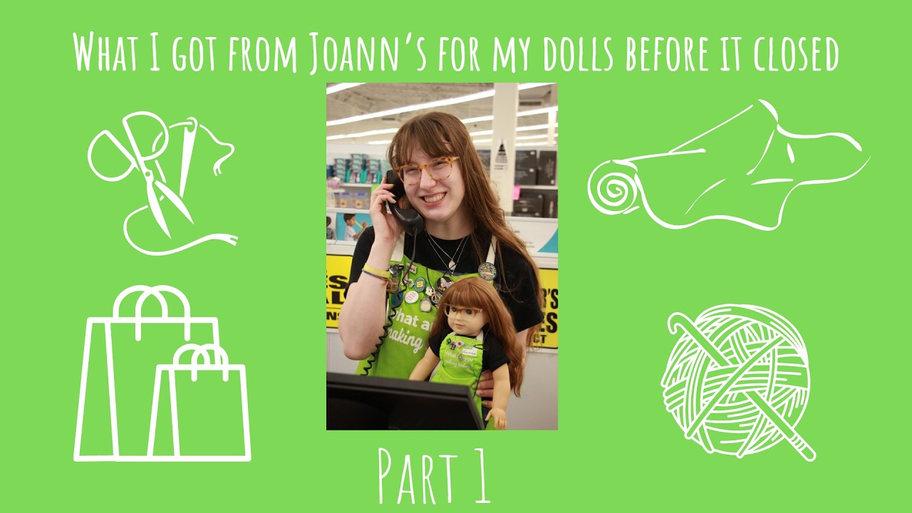 What I got from JoAnn's for my dolls before they closed. Part 1