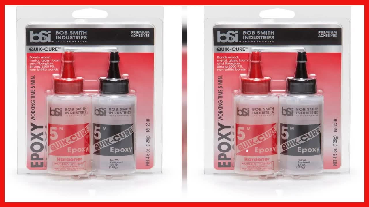 Great product -  Bob Smith Industries BSI-201 Quik-Cure Epoxy (4.5 oz. Combined),Clear