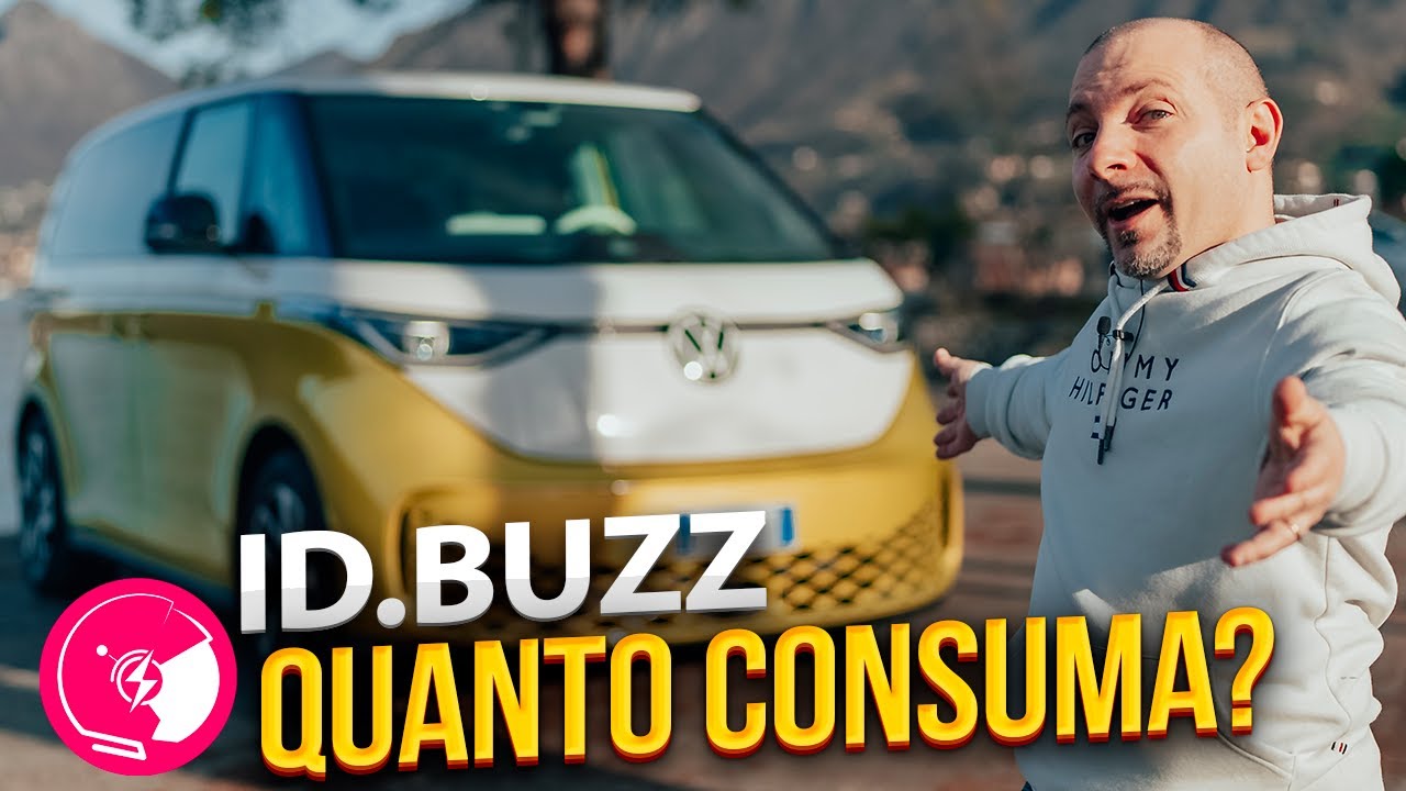 Volkswagen ID.BUZZ i Consumi in MONTAGNA, città, 90km/h 110km/h e AUTOSTRADA 130km/h