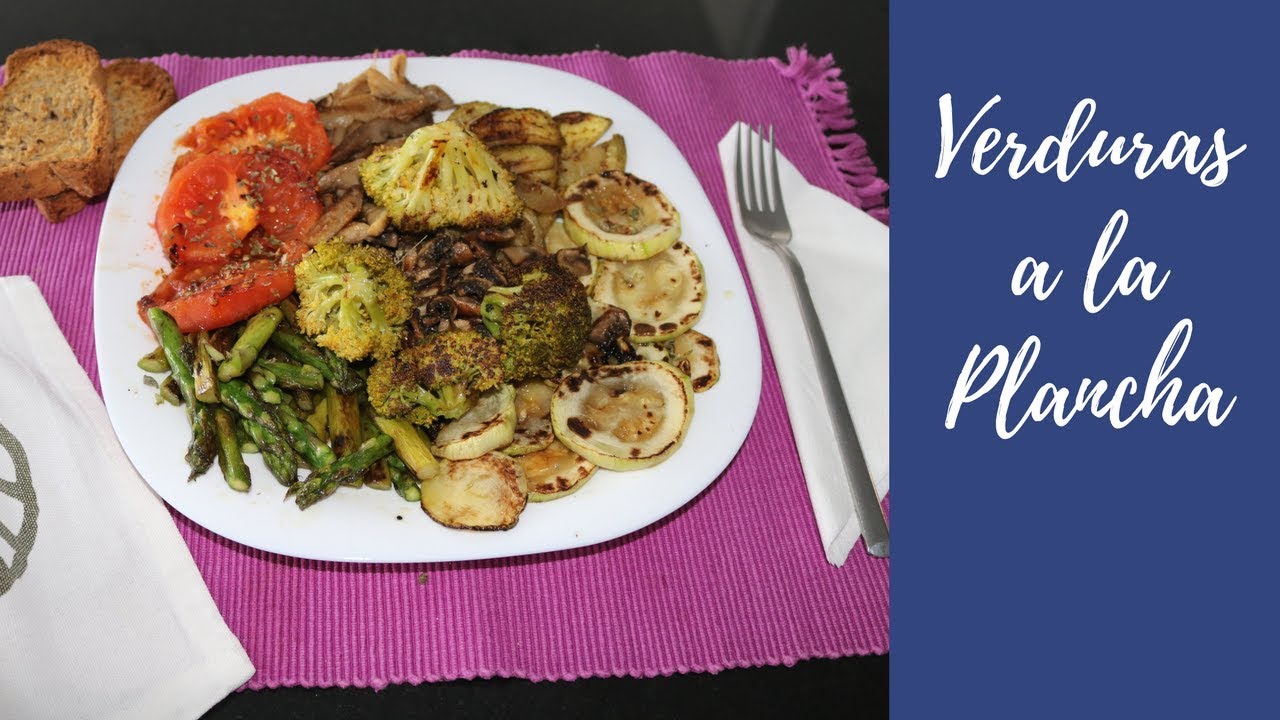 ♨ Cómo hacer VERDURAS 🥗 a la PLANCHA👌🏼