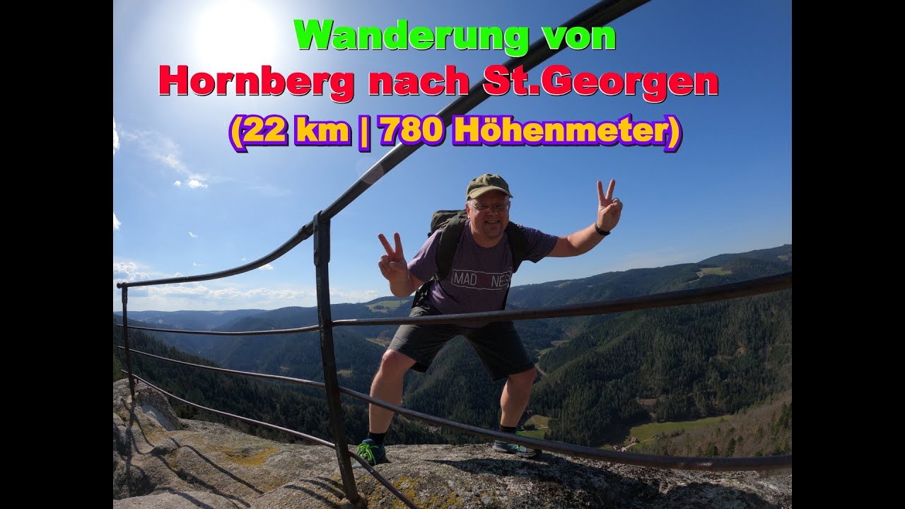 Hornberg-St.Georgen über die Bertaquelle und die Schlossfelsen (*one way hike*)  22 KM/780 HM #ODH09