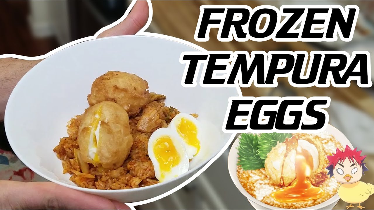 I Made DEEP FRIED Frozen Tempura Eggs from Food Wars!