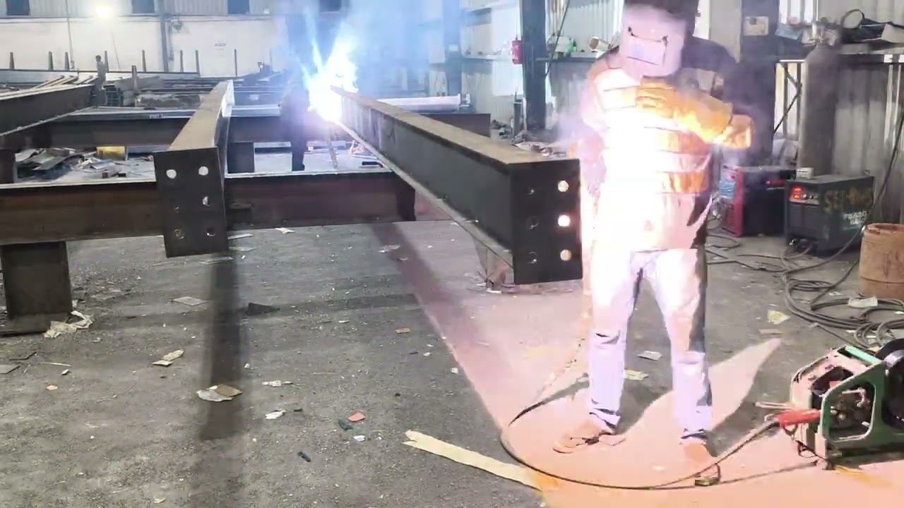 MIG welding PP laine work shop 
