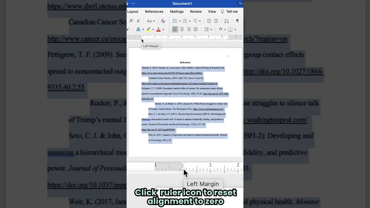 Set a Hanging Indent in Microsoft Word&hellip; EASIEST Trick!