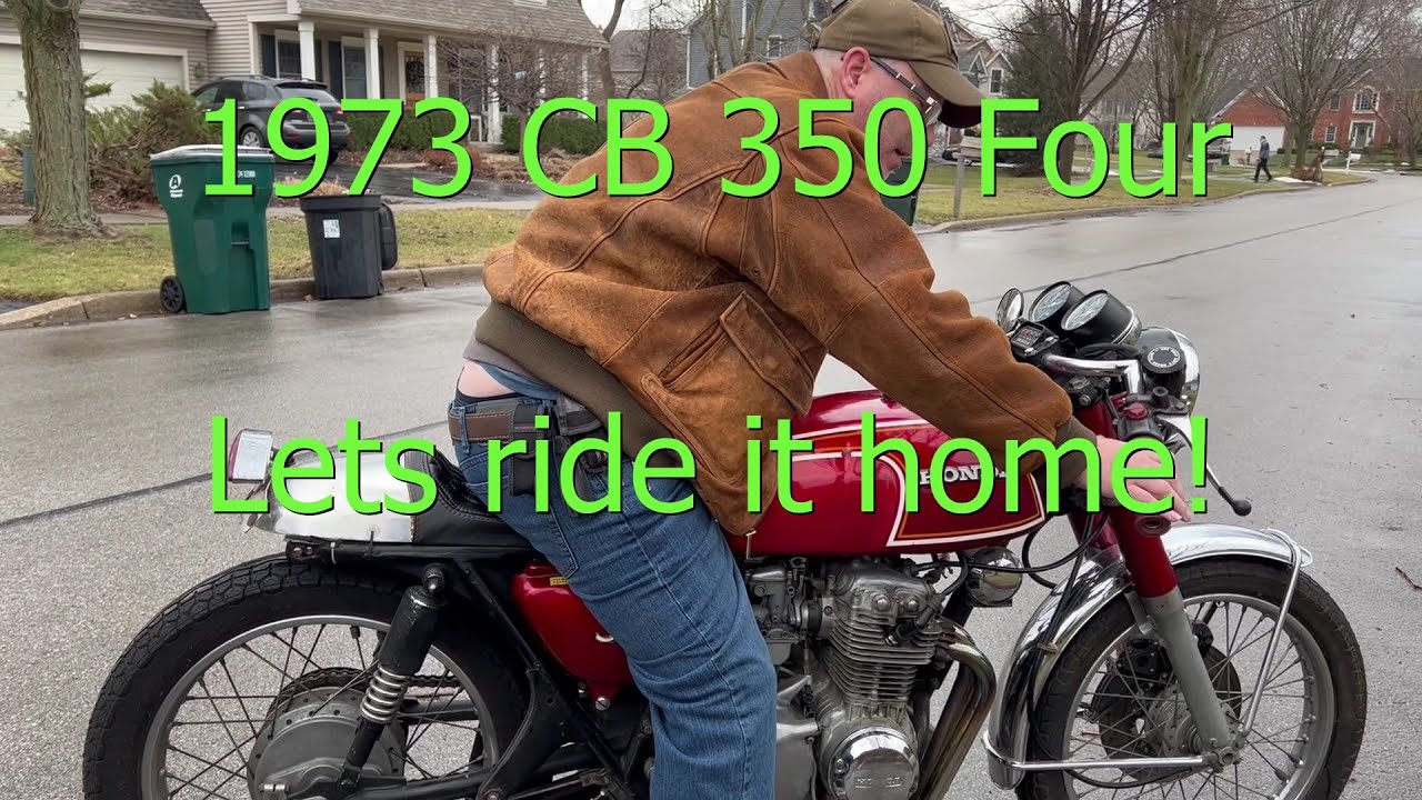 1973 Honda CB350 Four-Bringing the Four home-Ep01