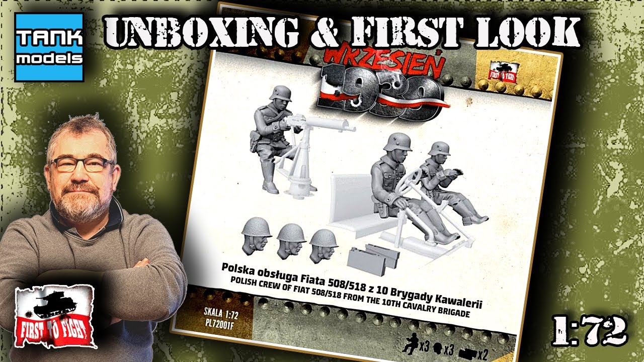 🇵🇱 OBSŁUGA FIATA 508/518, 10. Brygada Kawalerii 🇵🇱 - Unboxing 486 (🇵🇱🇬🇧) - First To Fight PL72001F
