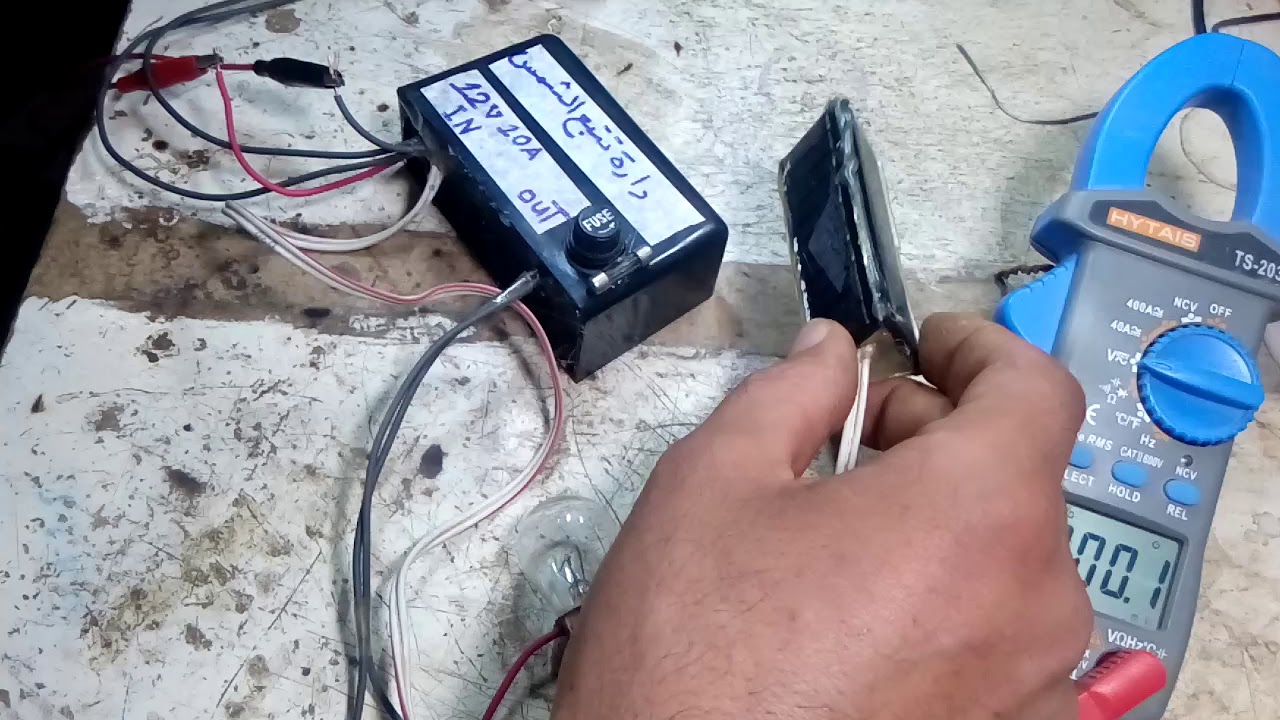 دارة تتبع الشمس لالواح الطاقة الشمسية نظام 12فولط و24فولط