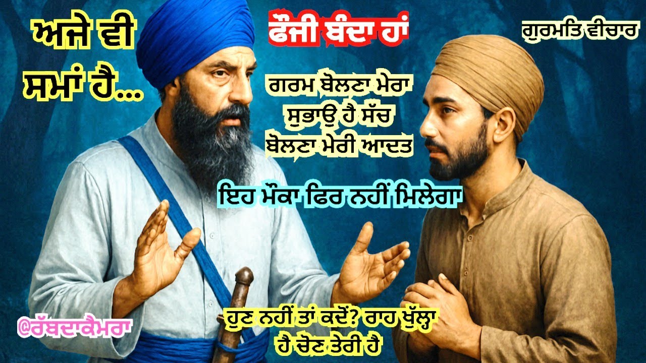 ਇਹ ਮੌਕਾ ਫਿਰ ਨਹੀਂ ਮਿਲੇਗਾ | ਵਾਹਿਗੁਰੂ ਸਿਮਰਨ | ਗੁਰਮਤਿ ਵੀਚਾਰ ਭਾਈ ਅਮਰਜੀਤ ਸਿੰਘ ਜੀ 