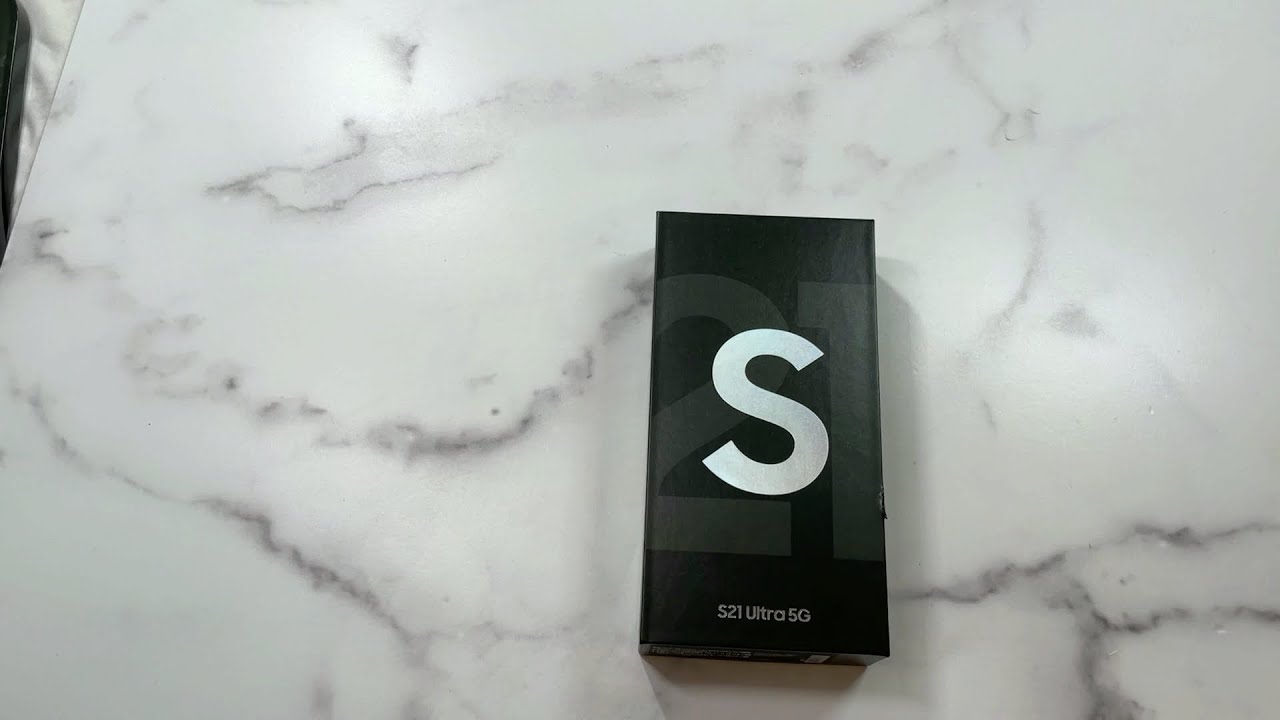 Samsung Galaxy S21 Ultra 5G Phantom Silver Unboxing