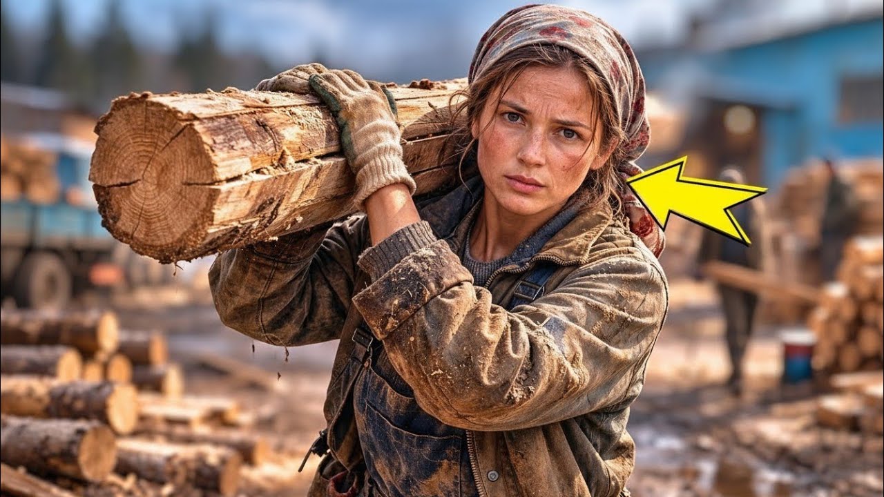 Она несла брёвна ради сына… Босс решил сломать её. Он не знал одного.
