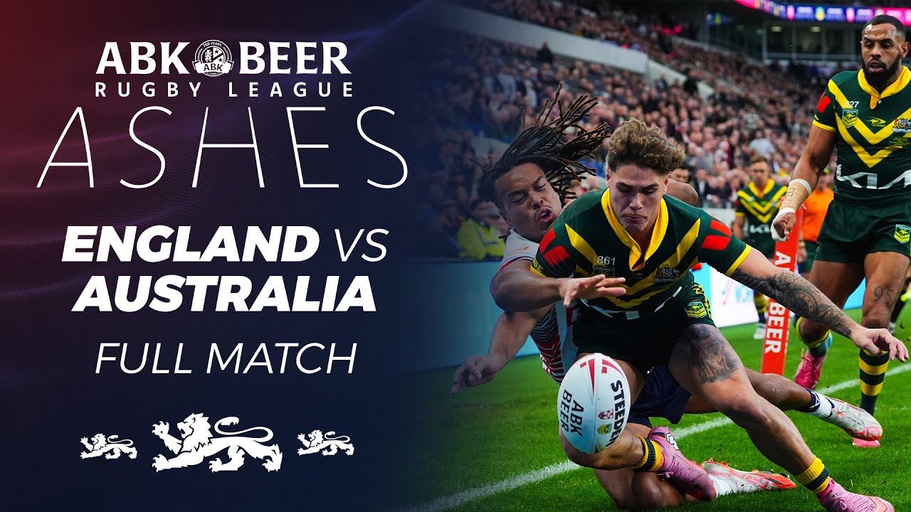 FULL MATCH | England v Australia | Rugby League Ashes Second Test
