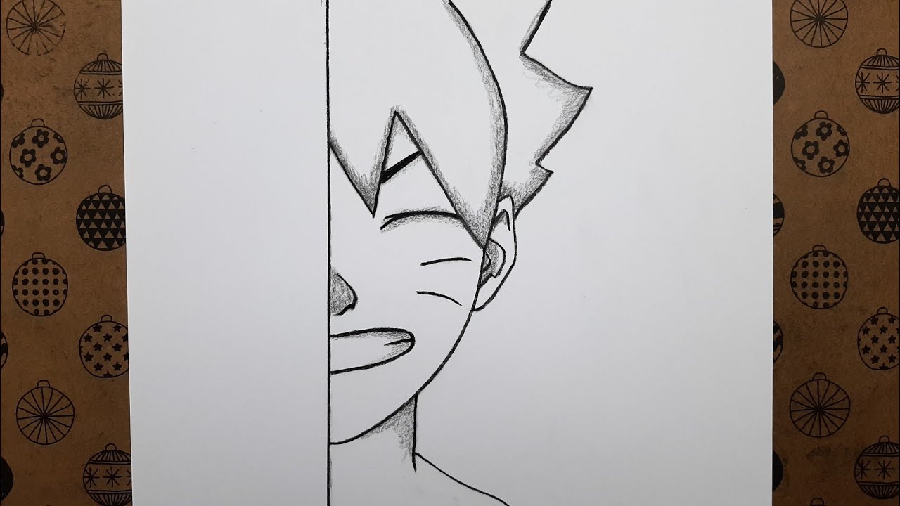 Çok Kolay Yarım Yüz Anime Resmi Nasıl Çizilir Anime Çizimi Kolay