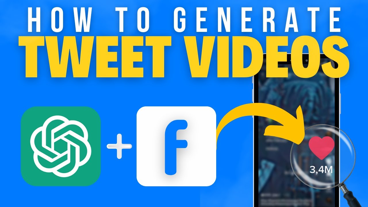 How to Generate Viral Tweet Reels/TikToks or Shorts with #Flixier & #ChatGPT
