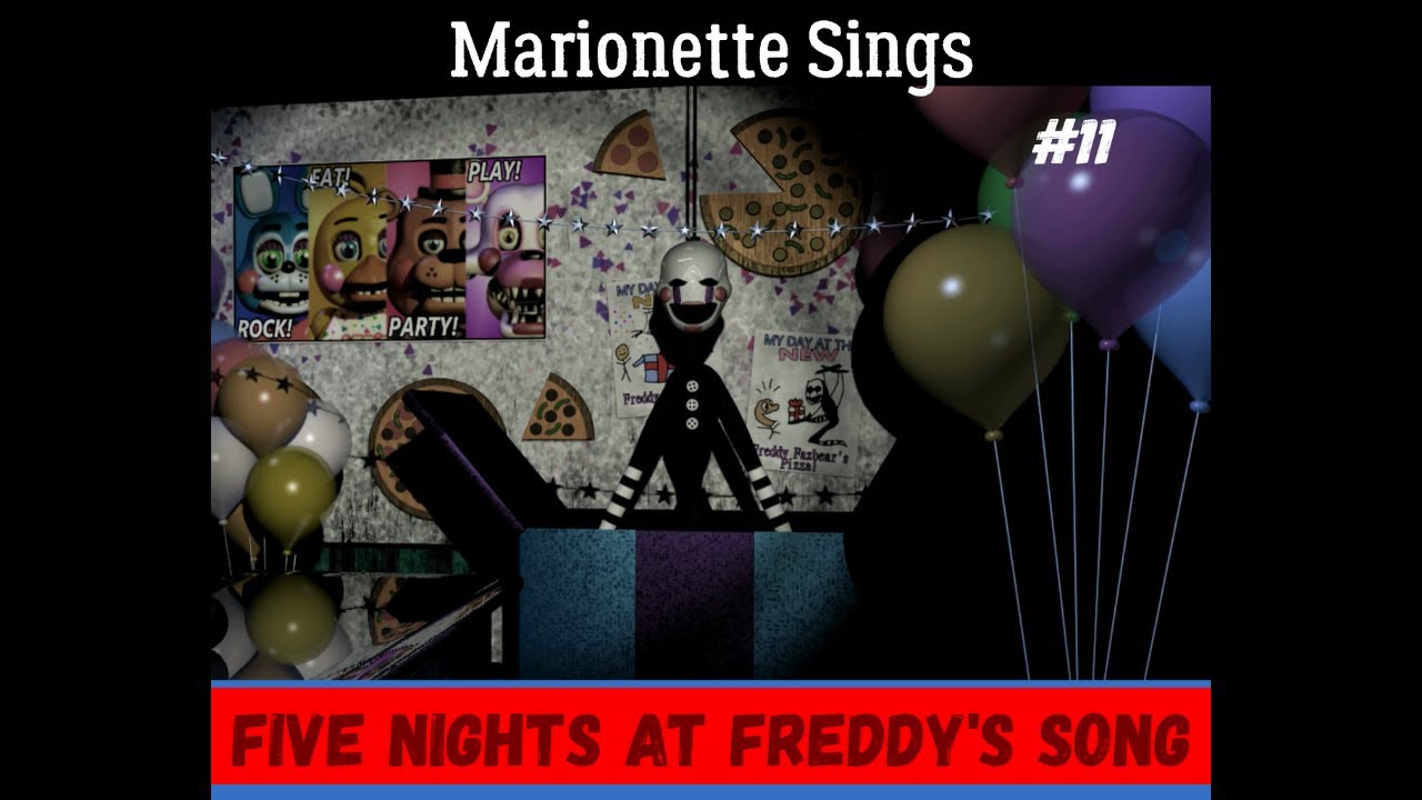 Marionette Sings Five Nights at Freddy's Song