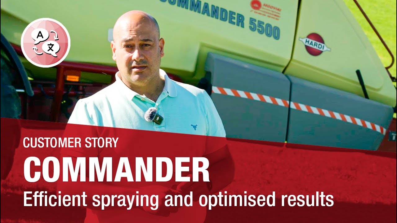 Customer story COMMANDER – Efficient spraying and optimised results