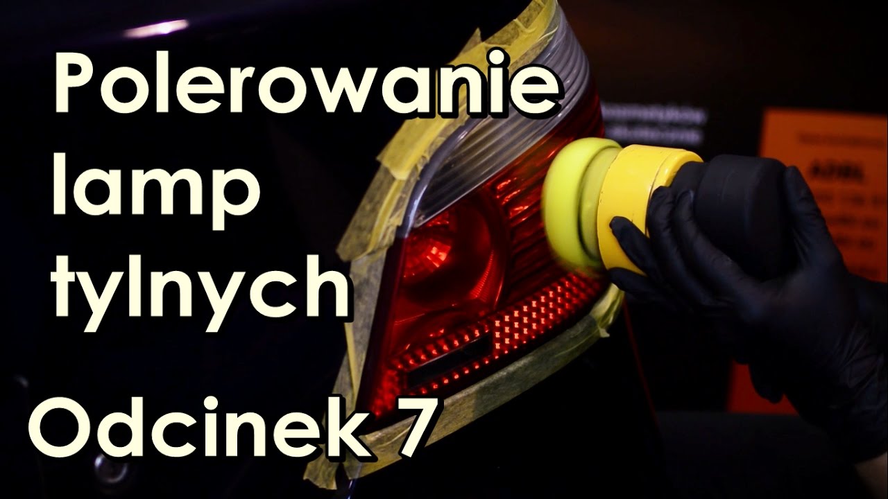 Polerowanie lamp tylnych #7