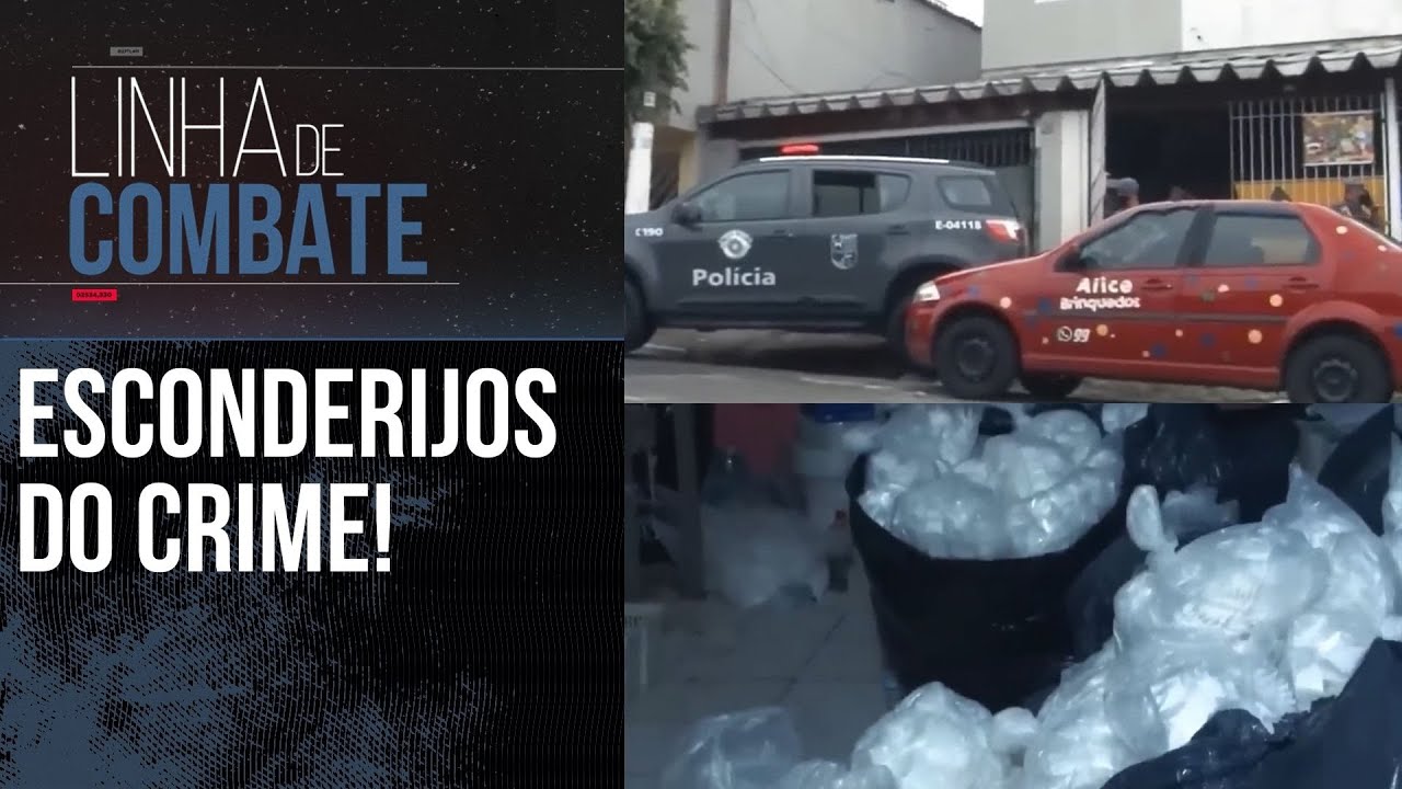 ESCONDERIJOS DE DROGAS, ARMAS E CRIMINOSOS DESCOBERTOS PELA POLÍCIA | COMPILADO LINHA DE COMBATE
