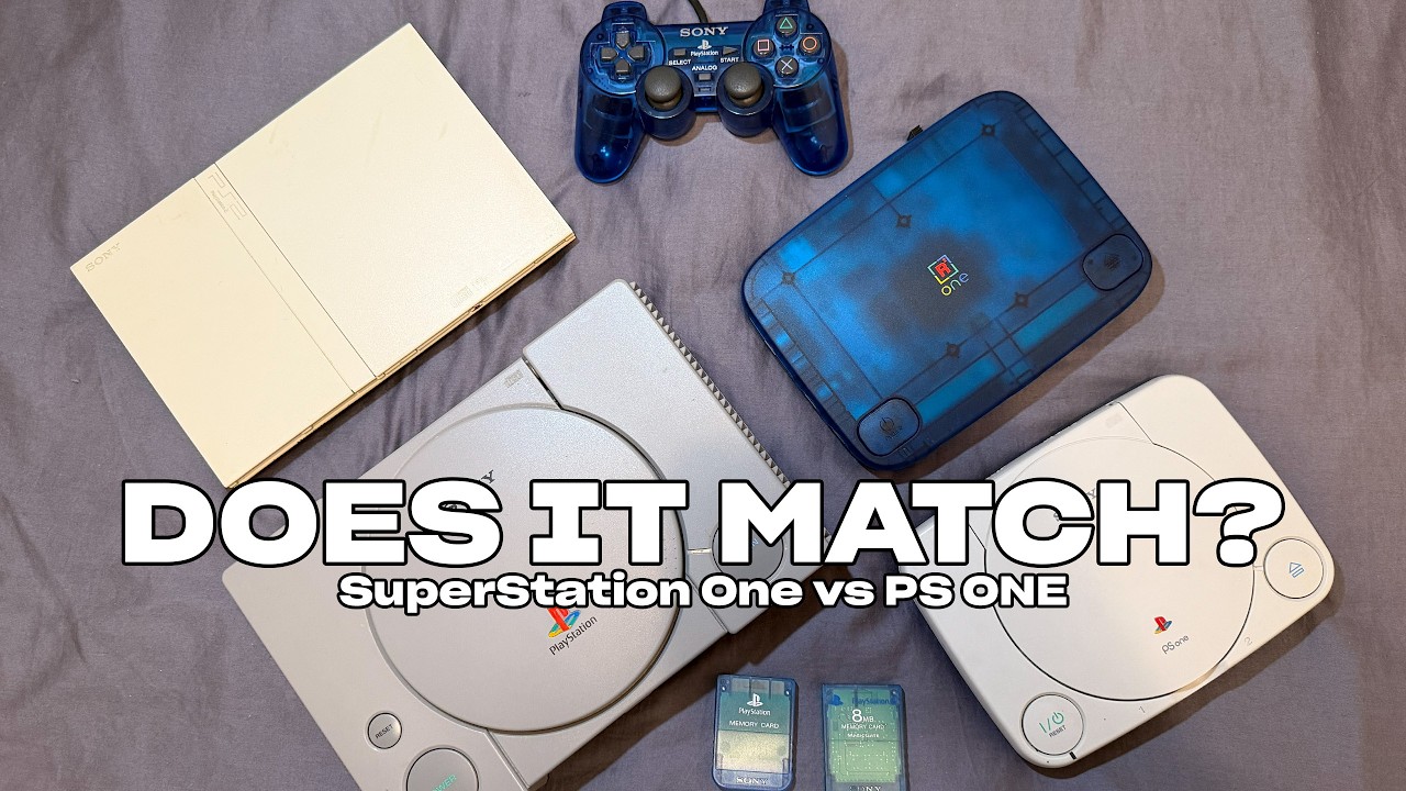 Does it Match the PS ONE? SuperStation One SIze and Color Comparison
