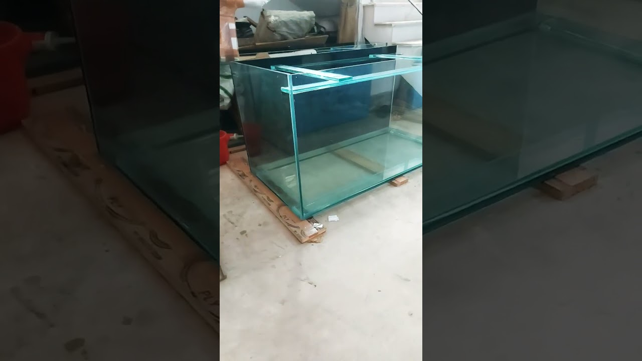 4x2x2 Clear Glass  Zero Silicon Aquarium  USA Technology